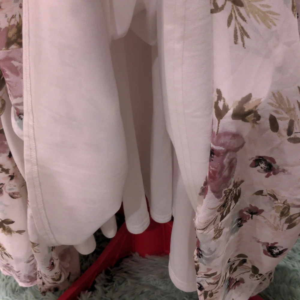 SOLD Torrid Plus Size Ethereal Maxi Princess Smocked Floral Dress Size 22 - Picture 14 of 17
